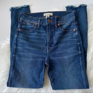 Madewell 10” High-Rise Skinny Jeans Size 27